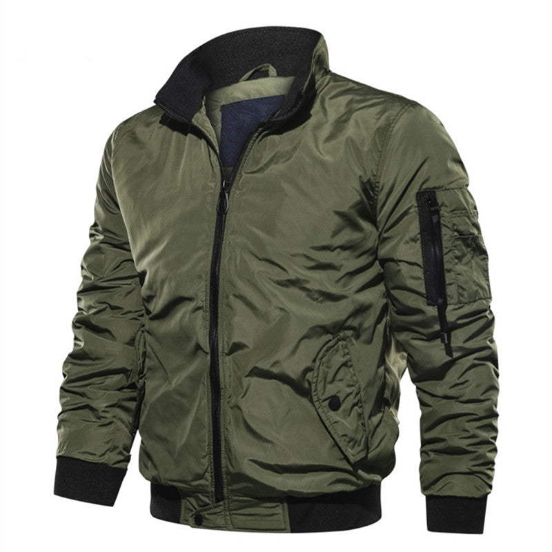 Autumn and winter men's military style military jacket