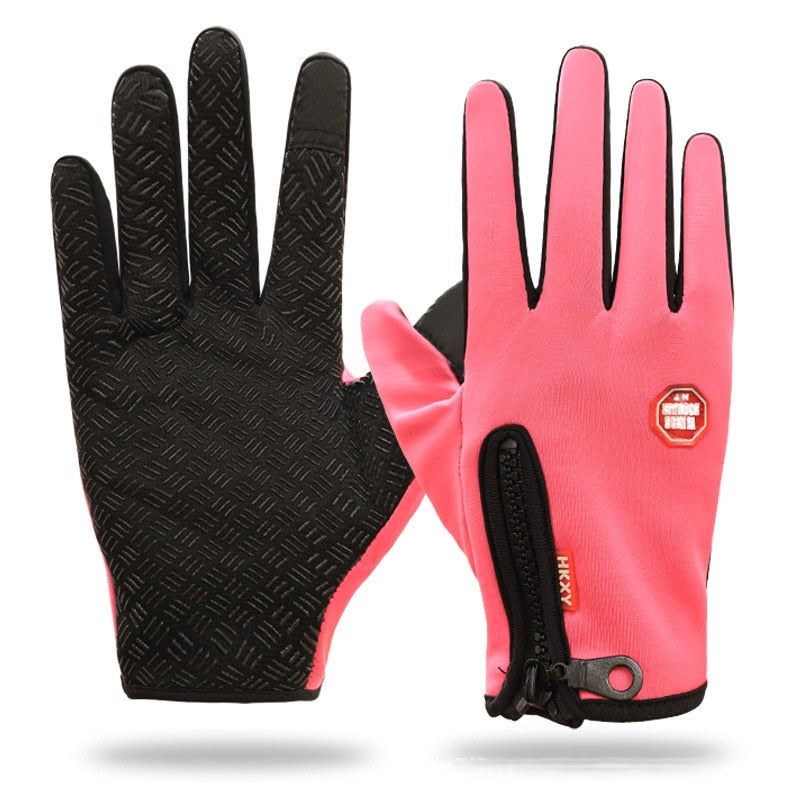 Winter Men's Gloves Warm Touchscreen Sport Fishing Splash-proof