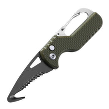 Portable Folding Knife Express Package Knife Gift Keychain Serrated Hook Knife Outdoor Camping Carry-on Survival Tool Box Opener