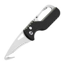 Portable Folding Knife Express Package Knife Gift Keychain Serrated Hook Knife Outdoor Camping Carry-on Survival Tool Box Opener